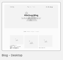 Blog – Desktop